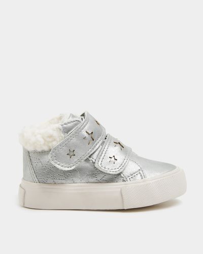Lined High Top Trainers (Size 4 Infant - 8) thumbnail