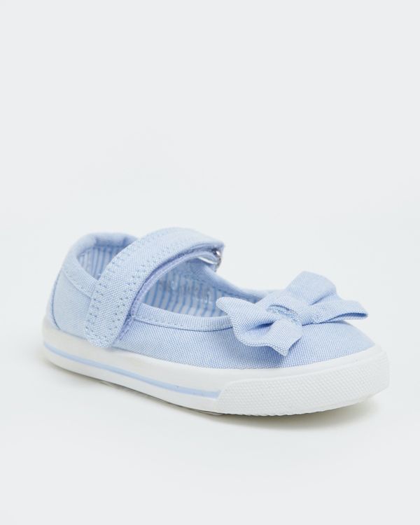 Baby Girls Canvas Shoes (Size 4 Infant - 13)