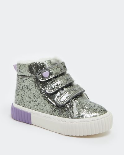 Glitter High Top Trainers (4 Infant-10)