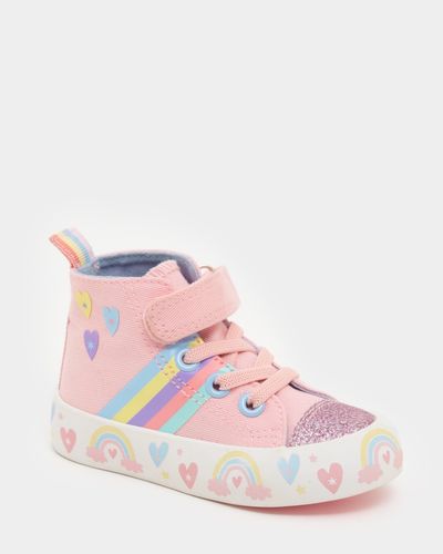 High Top Canvas Trainers (Size 4 Infant-10) thumbnail