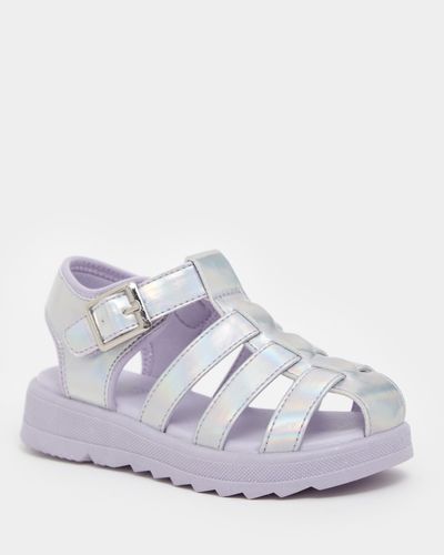 Metallic Caged Sandals (Size 4 Infant-10)