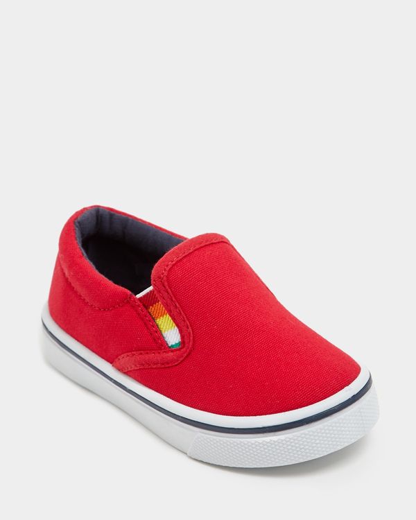 Baby Boys Slip-On Canvas Shoes (Size 4 Infant - 10)
