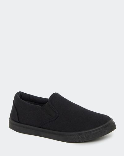 Back To School Canvas Slip On Shoes thumbnail