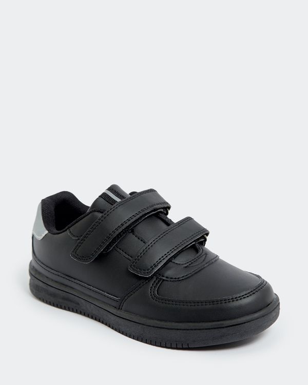 Back To School PU Velcro Strap Shoe (Size 9-6)