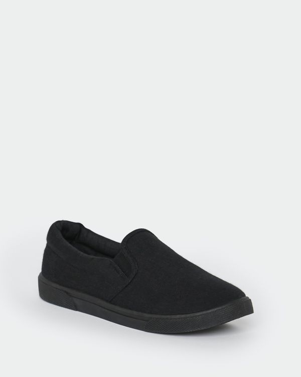 Canvas Slip On Shoes (Size 8-5)