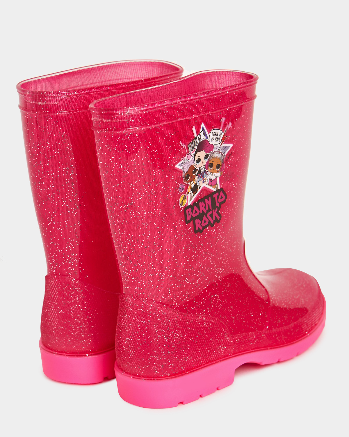 Dunnes Stores | Pink LOL Glitter Wellies