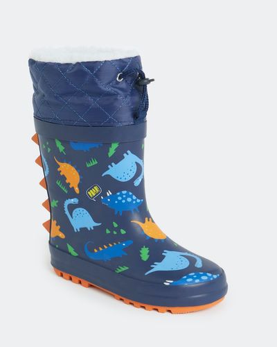 Boys Lined Wellie (Size 5-2) thumbnail