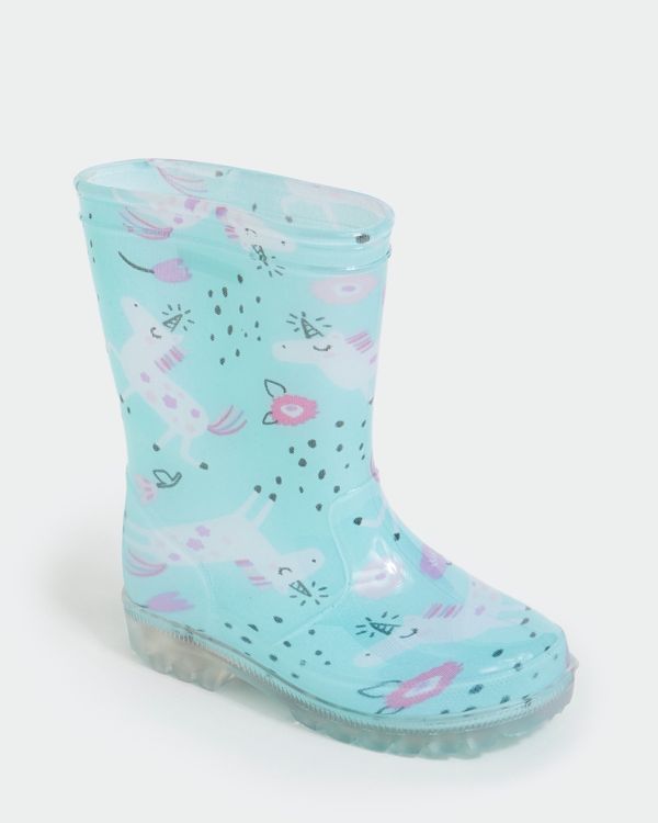 Girls Light-Up Wellies (Size 4 Infant - 13)