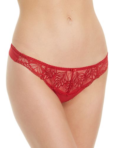 Sophie Embroidered Thong thumbnail