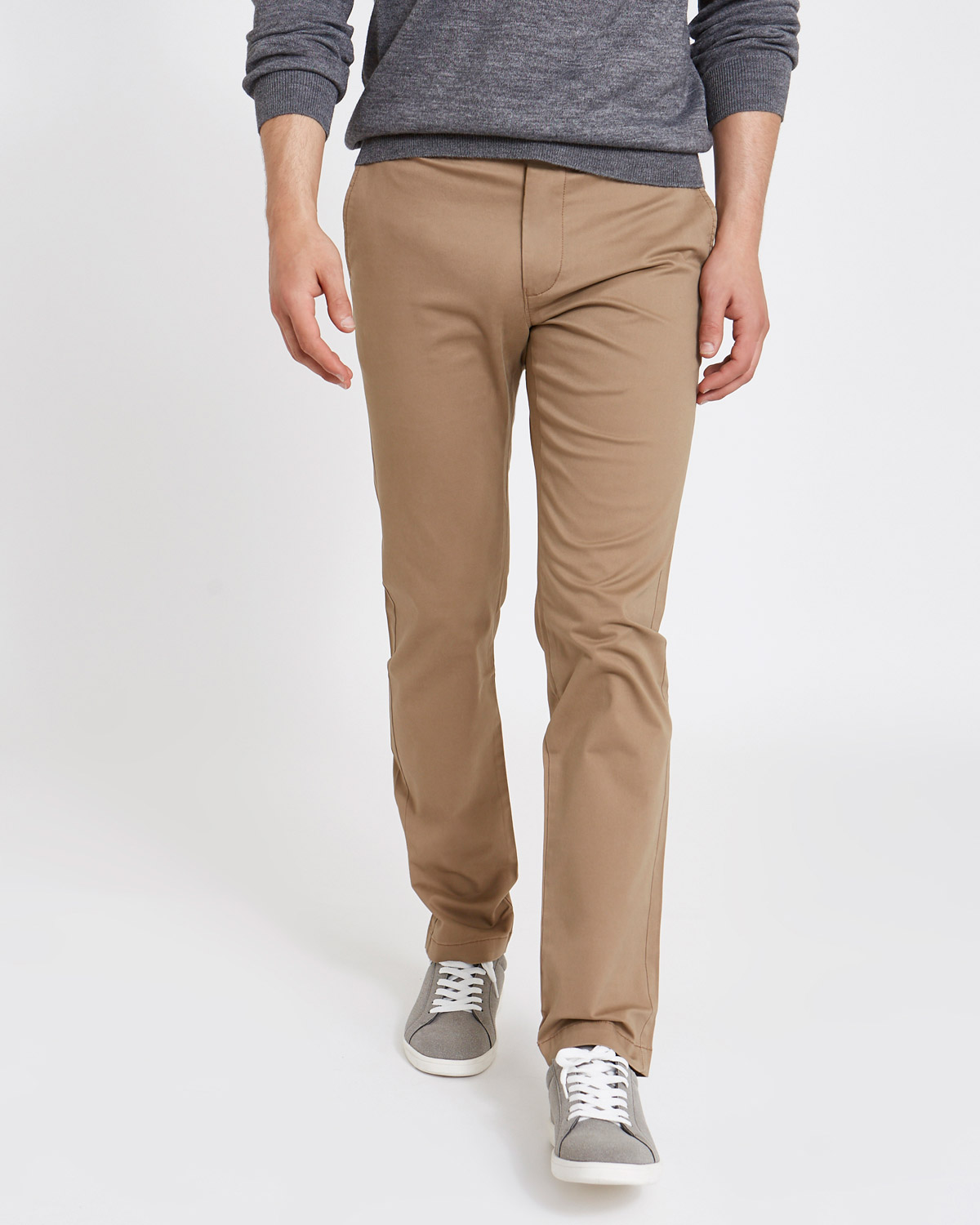 Dunnes Stores | Tan Slim Fit Stretch Chinos