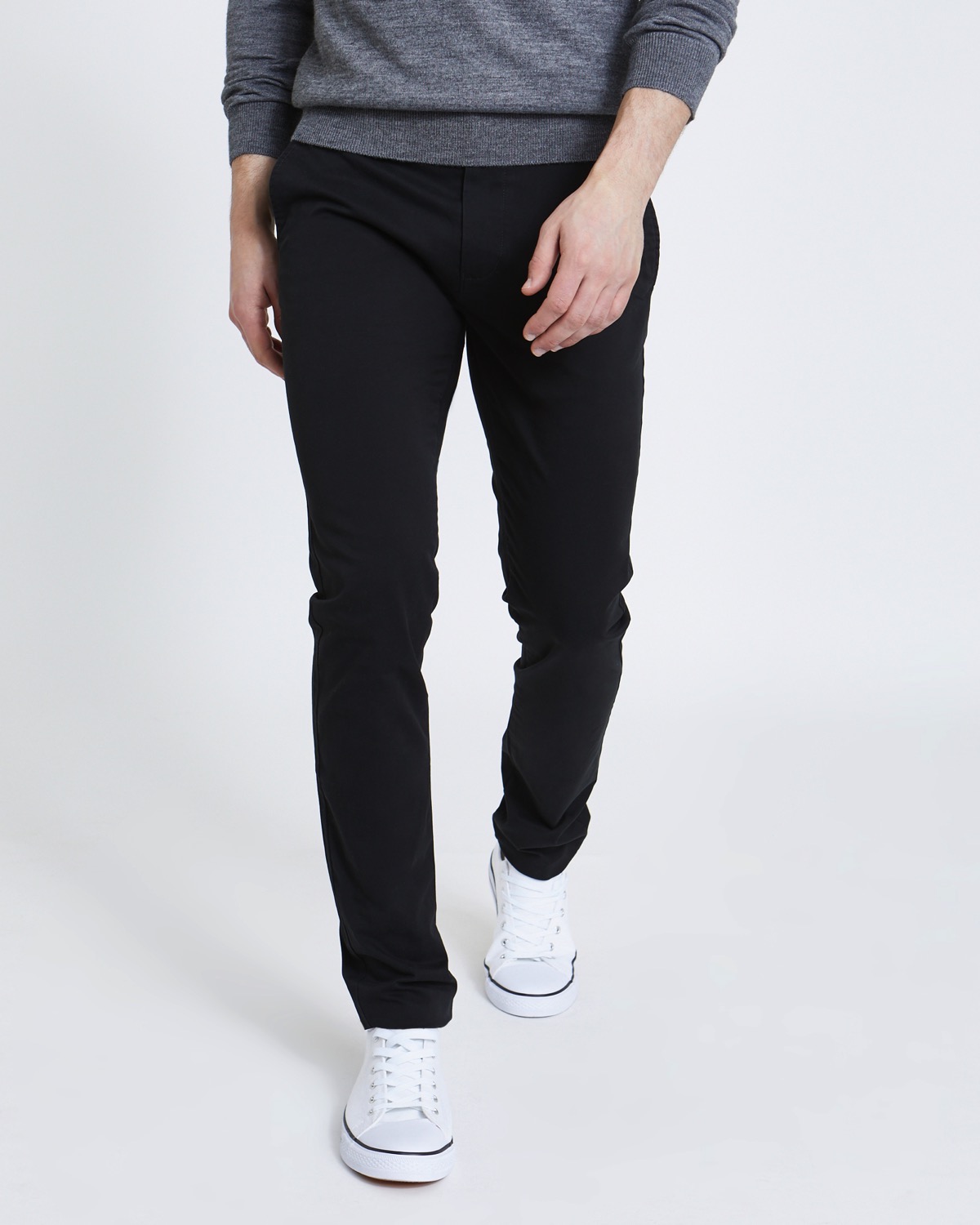 Dunnes Stores | Black Skinny Chinos With Stretch