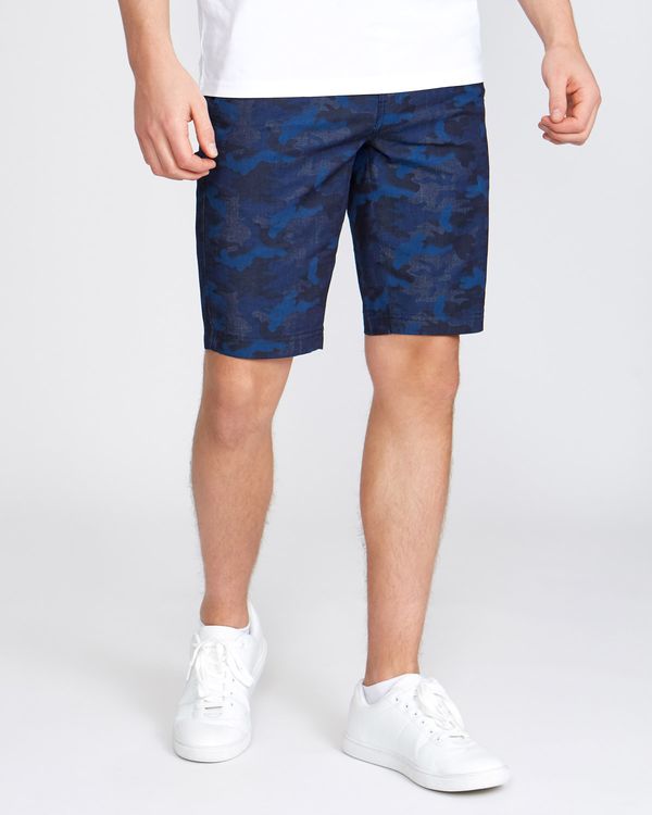 Slim Fit Printed Shorts With Stretch