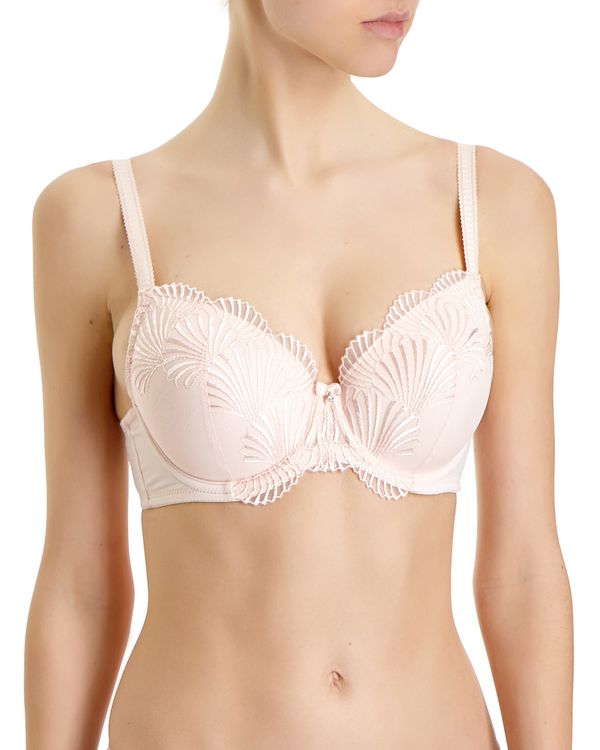 Shell Embroidery Bra