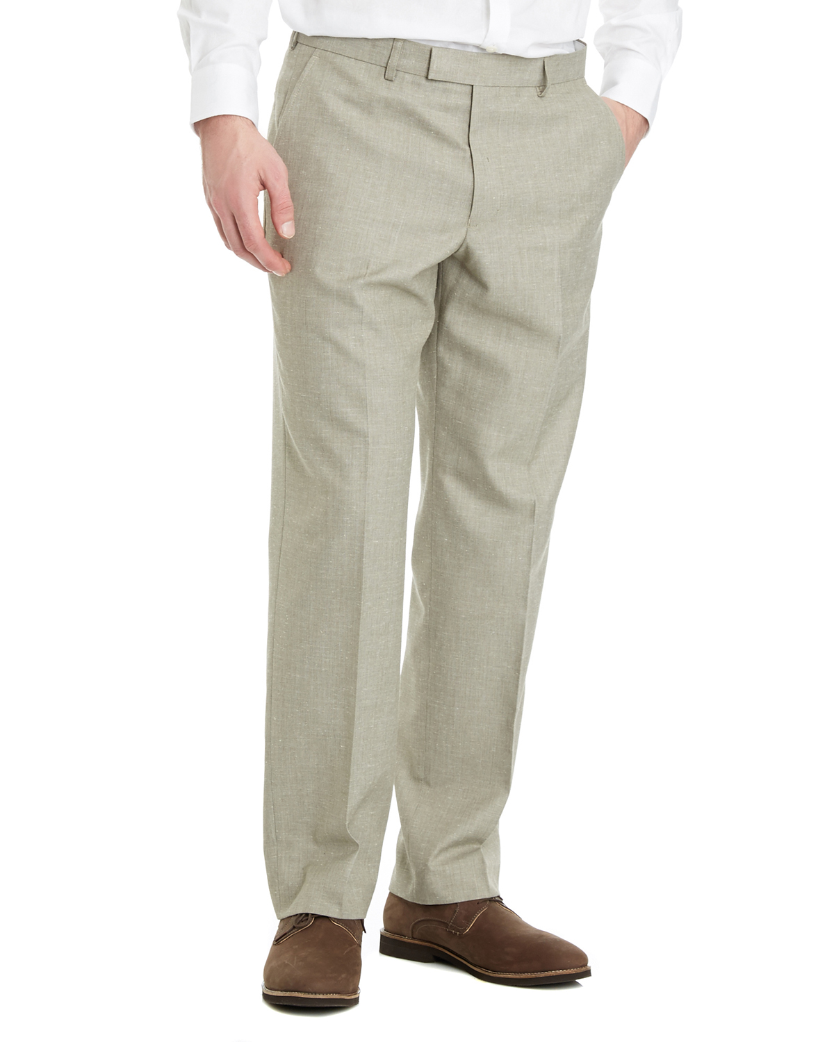 Dunnes Stores | Green Linen Blend Trousers