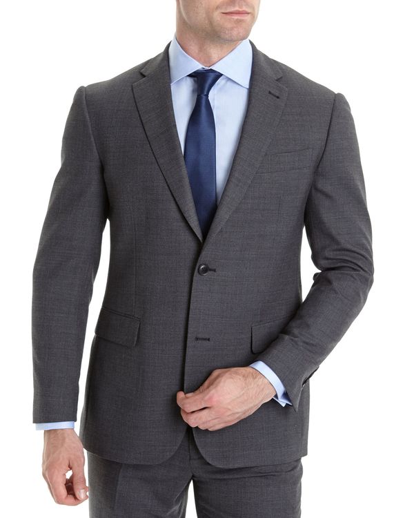 Regular Fit Wool Blend Suit Jacket