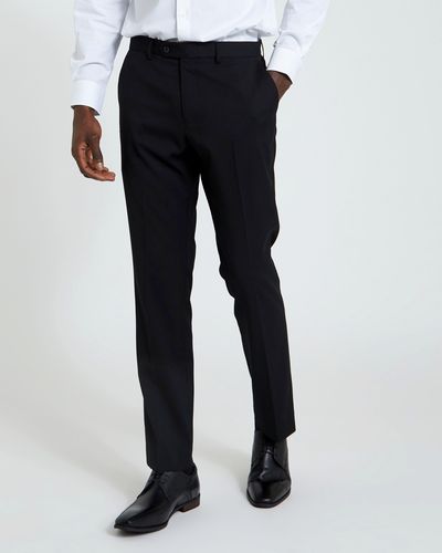 Black Slim Fit Suit Trousers thumbnail