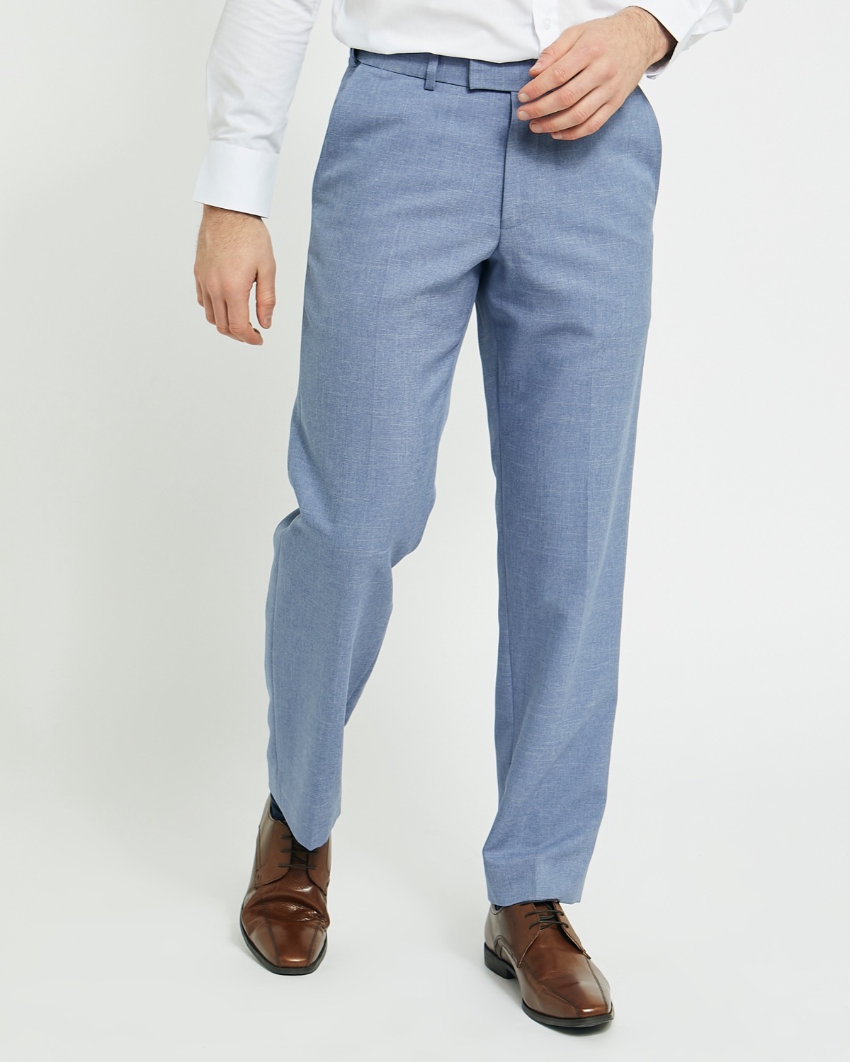 Dunnes Stores | Blue Regular Fit Active Waist Trousers
