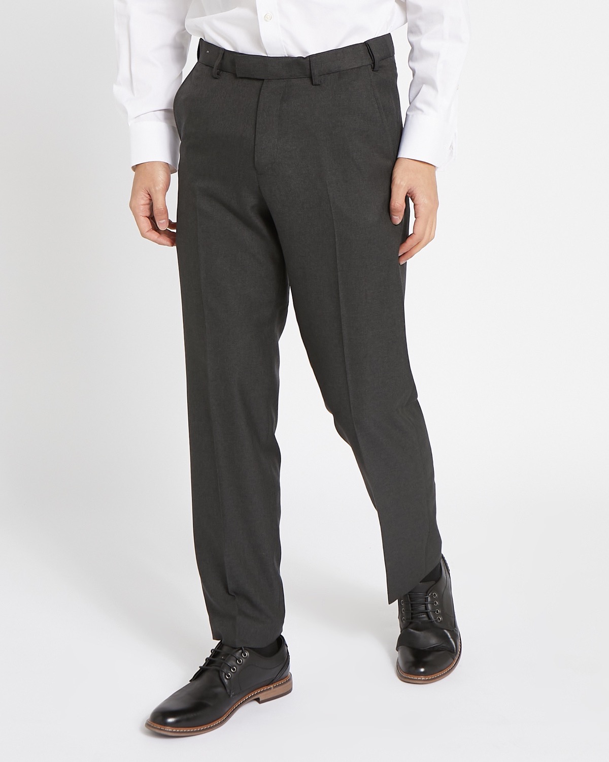 Dunnes Stores | Dark-grey Regular Fit Active Waist Trousers
