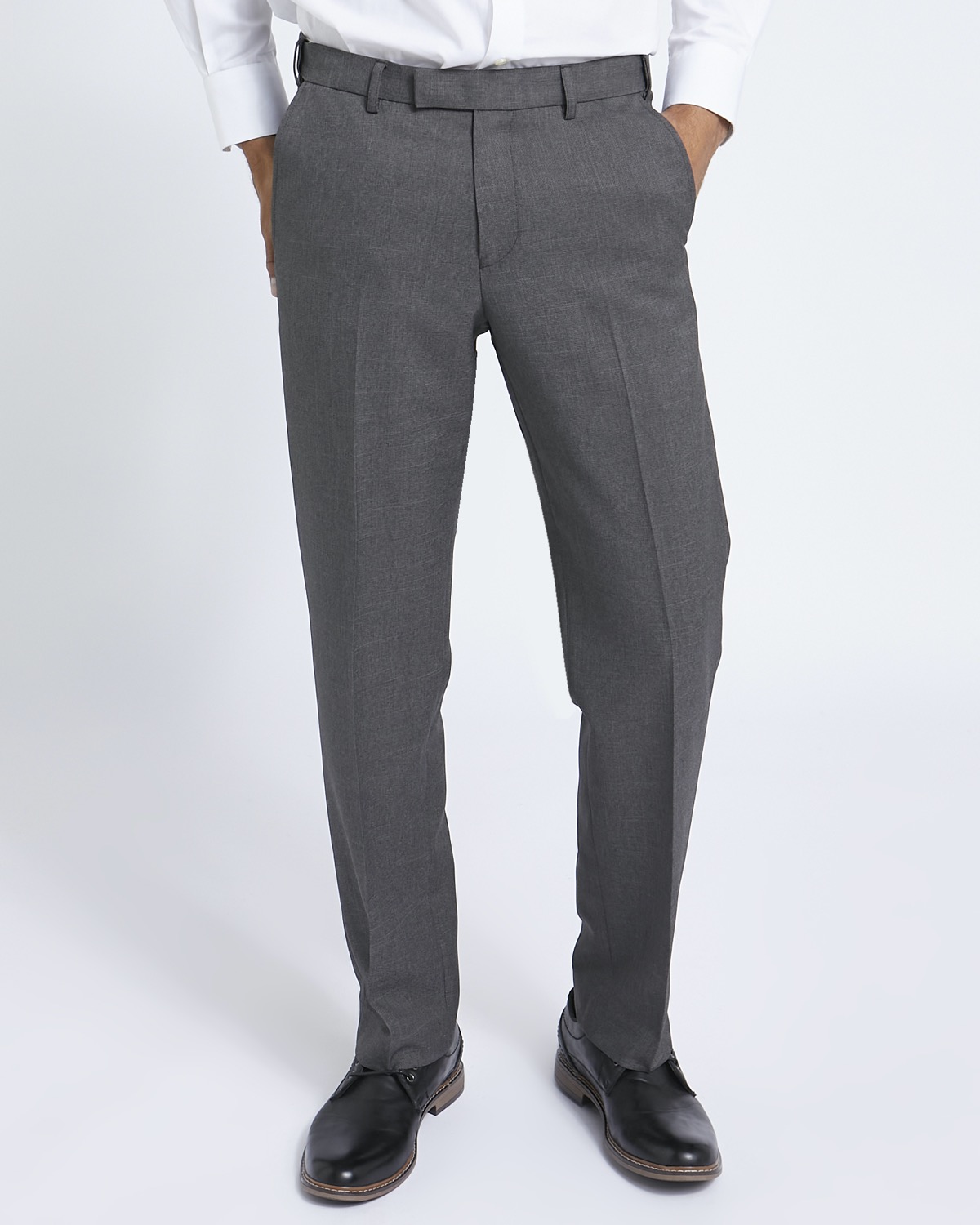 Dunnes Stores | Grey Regular Fit Active Waist Trousers