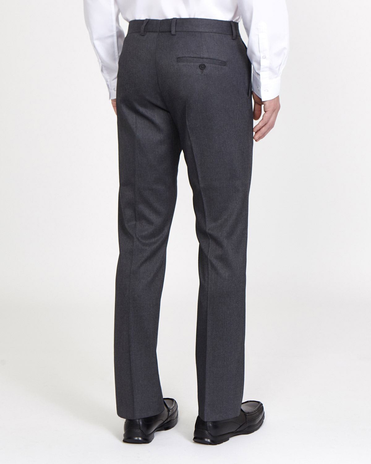 High School Boys Pleated Trousers-Grey-O1LGY – LVT Uniforms