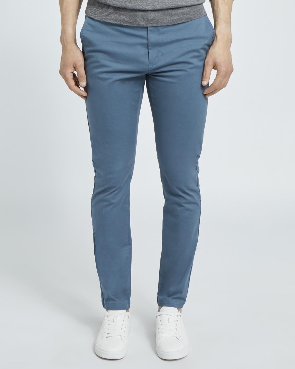 Dunnes Stores | Teal Slim Fit Stretch Chino