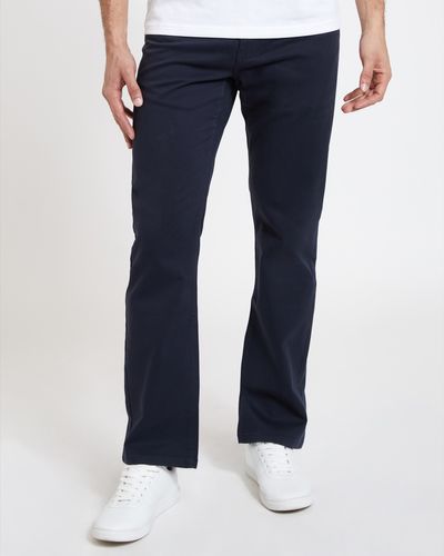 Straight Fit 5 Pocket Twill Trousers thumbnail