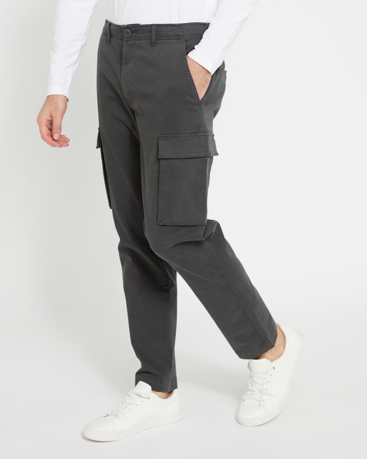Shop Stylish Navy Blue Cargo Pants Mens Online in India