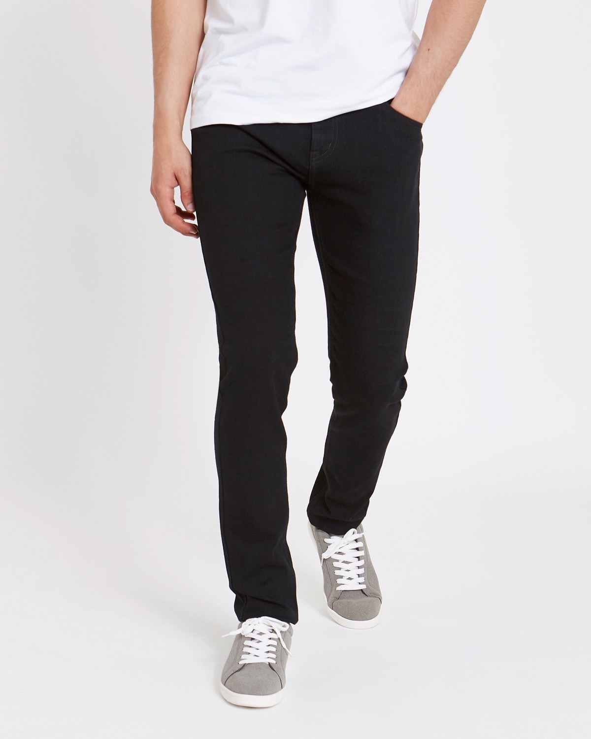 Dunnes Stores | Black Skinny Fit Stretch Denim Jeans