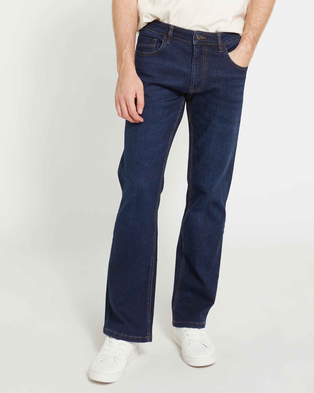 Dunnes Stores | Dark-wash Ultra Stretch Bootcut Jeans