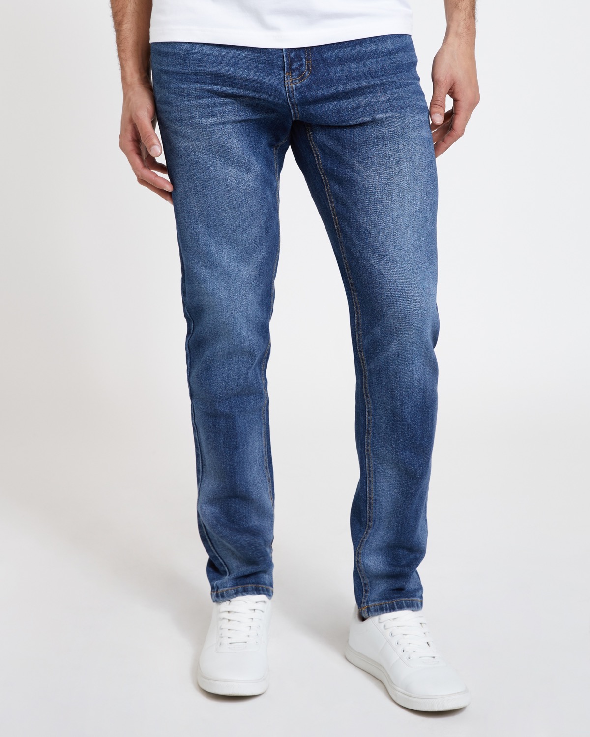 Dunnes Stores | Medium-denim Tapered Fit Vintage Denim Jeans