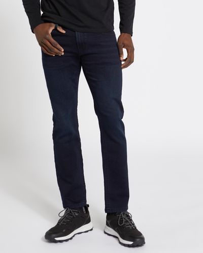 Essentials Men's Slim-Fit Stretch Bootcut Jean, Dark Wash