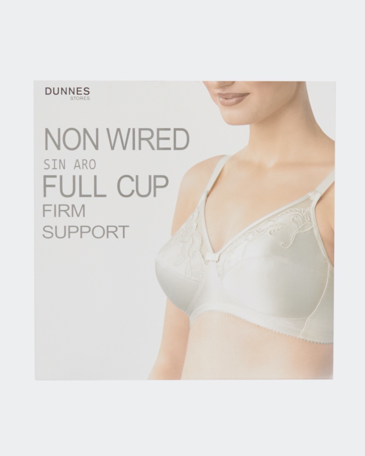 Dunnes Stores  White Blossom Extra Support Bra