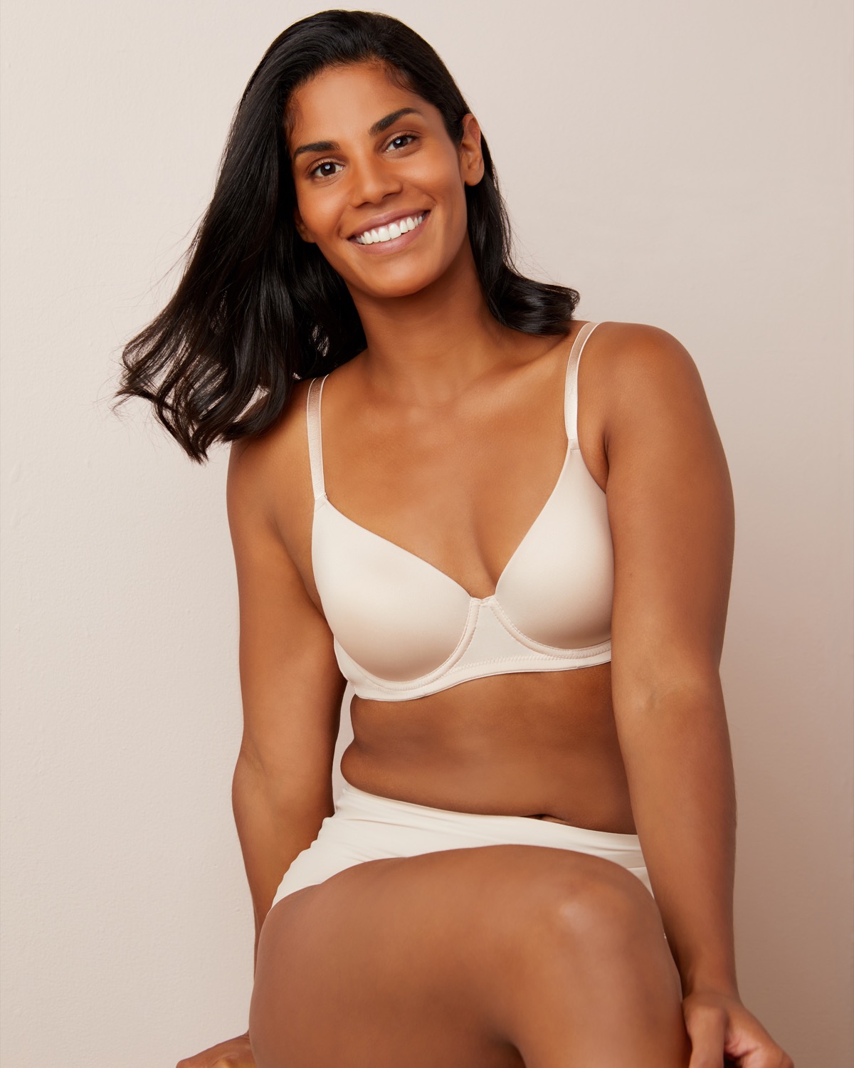 Dunnes Stores  Light-nude Underwired Full Cup T-Shirt Bra