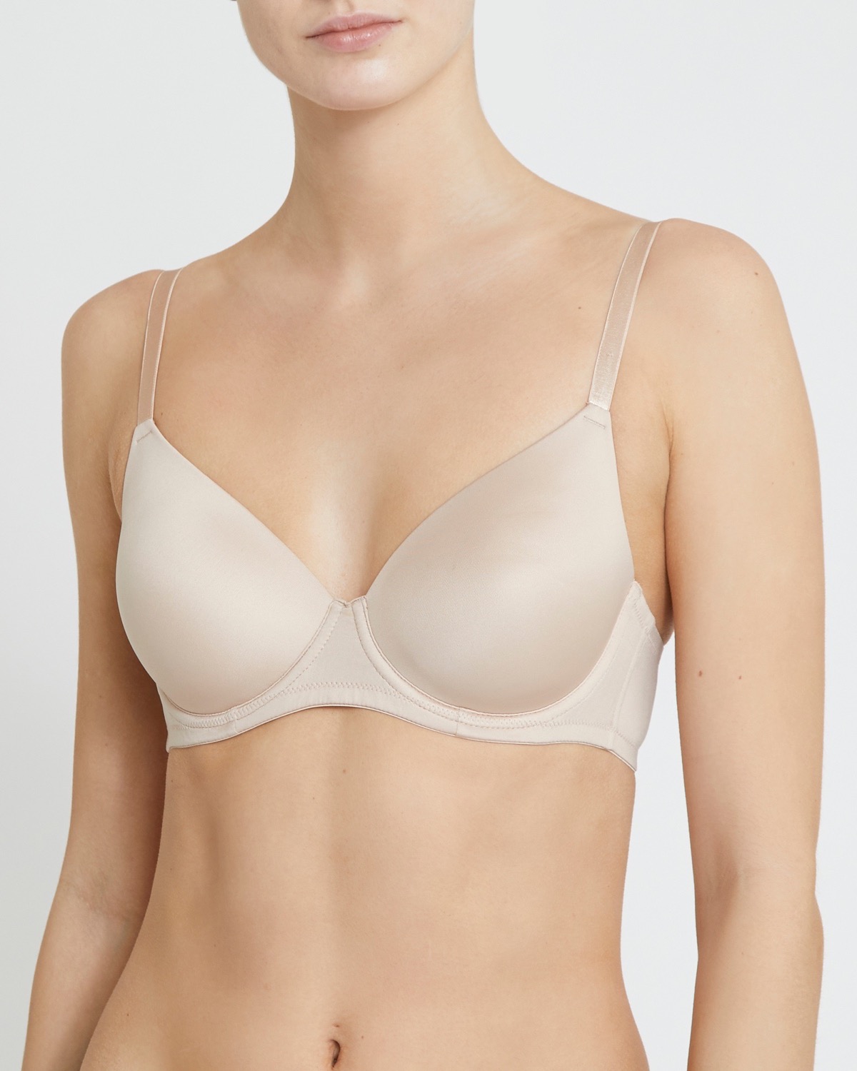 Warner's 01561 Nude Lined Full Coverage Underwire T-Shirt Bra Full Figure  38D