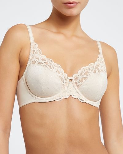 Buy 2 Pack Non Wired Cross Over Bras - White/Nude - 40D in Bahrain
