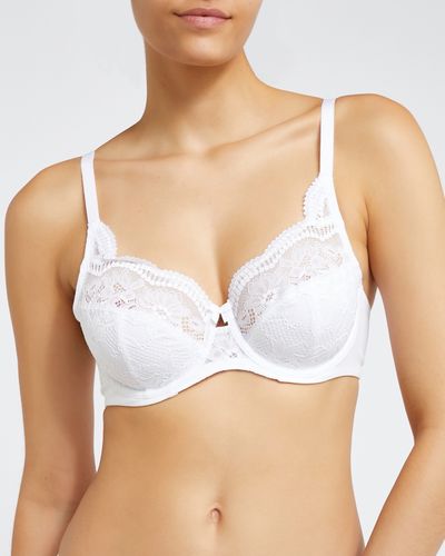 Lace Underwired Non Padded Full Cup Bra