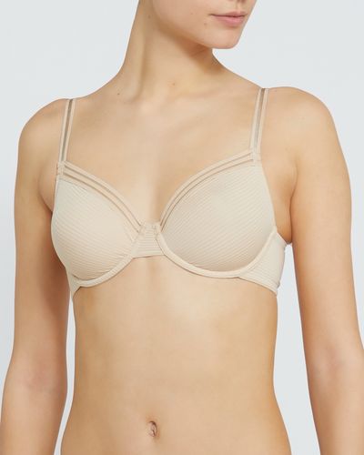 Smoothing Stripe Non-Padded Wired Bra thumbnail