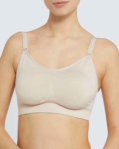 Tan Bra Women's Seamless Lace Nursing Bra Wire with Front Double Opening  Clasp for Full Coverage Padded Bras for (AG, M) at  Women's Clothing  store