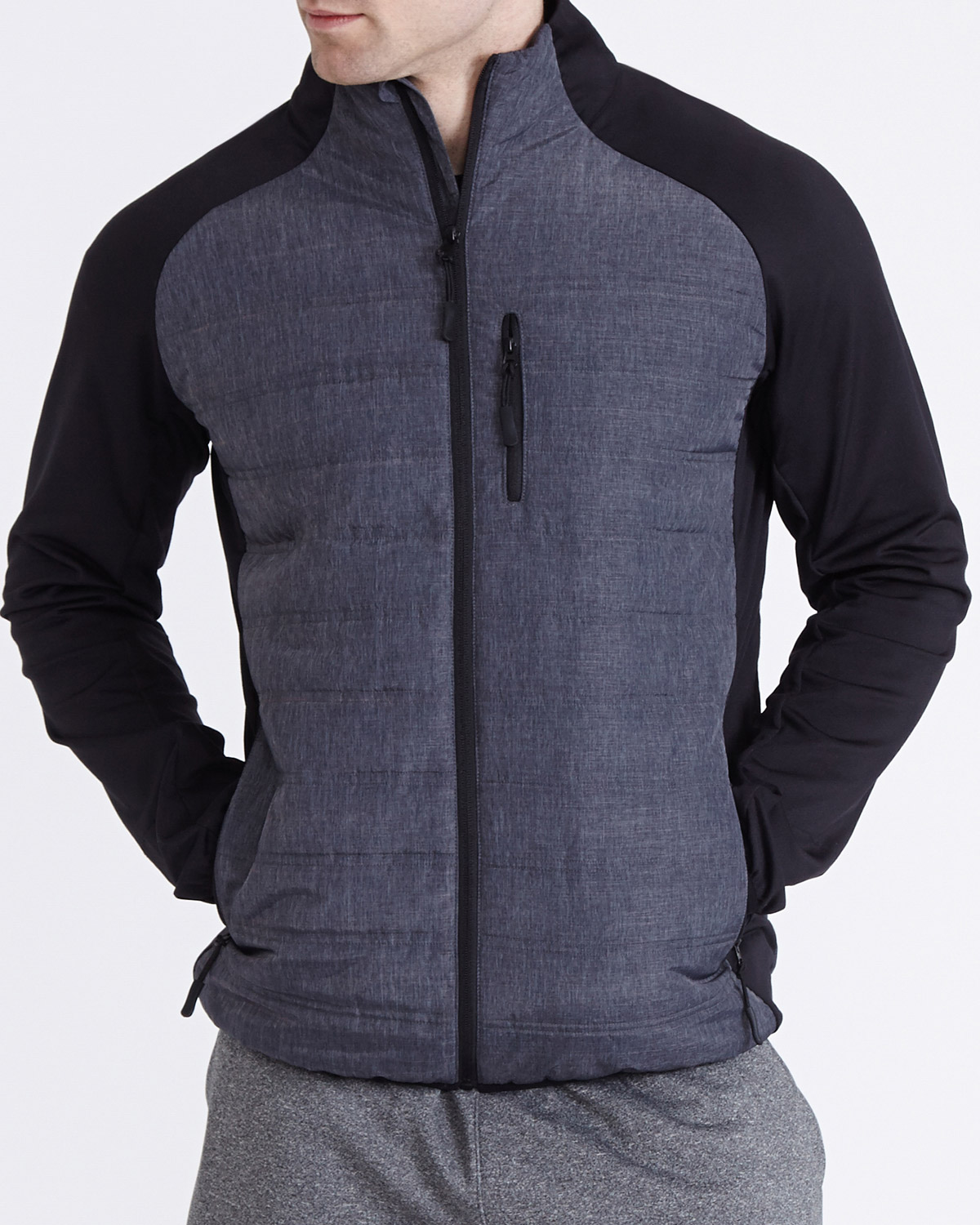 Dunnes Stores | Grey Xlr8 Quilted Jacket