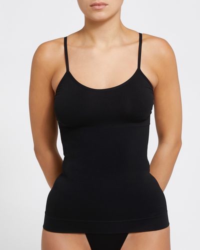 Dunnes Stores  Black Seamfree Shaping Vest Top