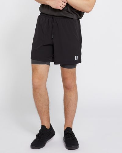 Woven 2-In-1 Sports Shorts