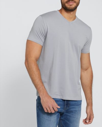 Slim Fit V-Neck Stretch T-Shirt