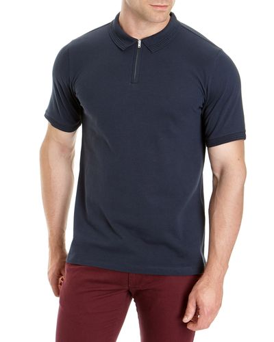Slim Fit Zip Front Polo thumbnail