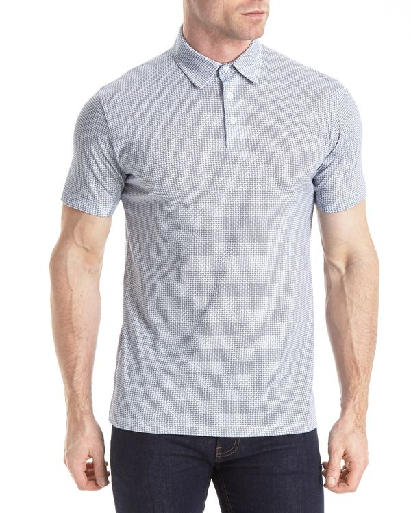 Slim Fit All-Over Print Polo