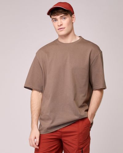 Relaxed Crew Neck Cotton T-Shirt