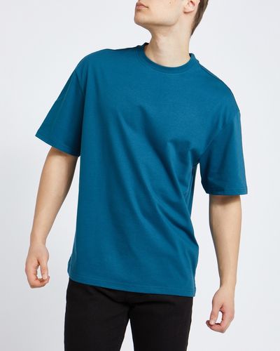 Relaxed Crew Neck Cotton T-Shirt
