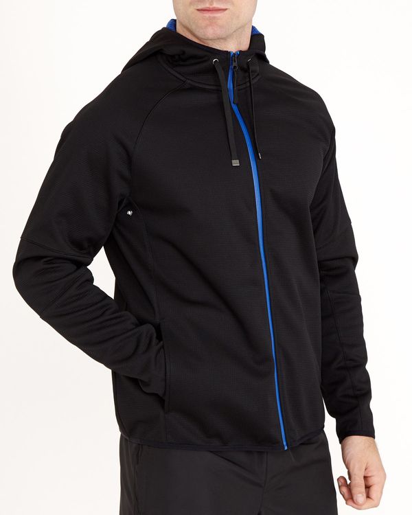 Regular Fit Windproof Hooded Zip Jacket