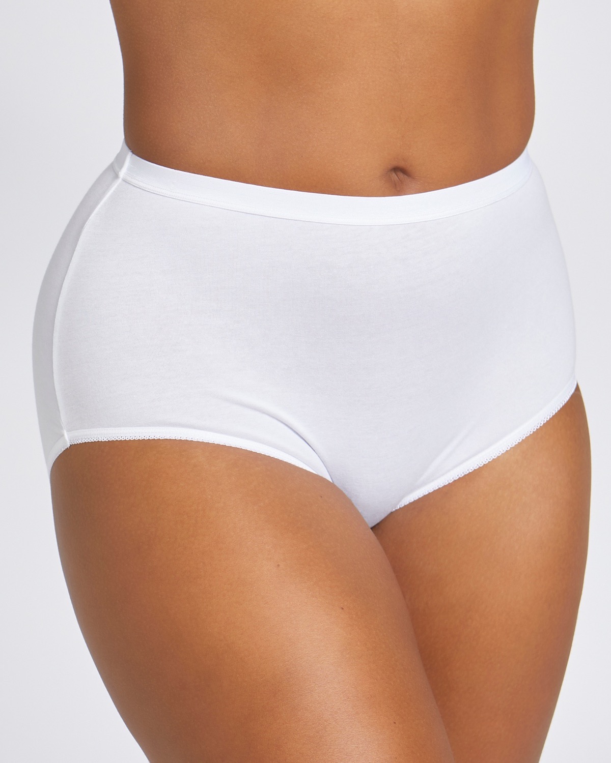 Dunnes Stores  White Cotton Comfort Brief - Pack of 3