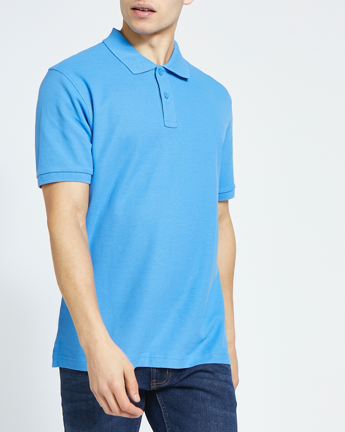Dunnes Stores | Blue Regular Fit Polo Shirt