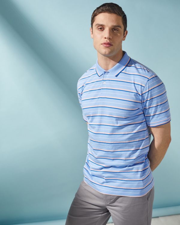 Regular Fit Striped Polo Shirt